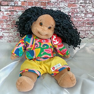 Ty Beanie Kids CALYPSO 1997 Retired Beanie Kid Plush Stuffed Doll 10 inches