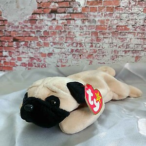 Ty Beanie Baby PUGSLY the Pug