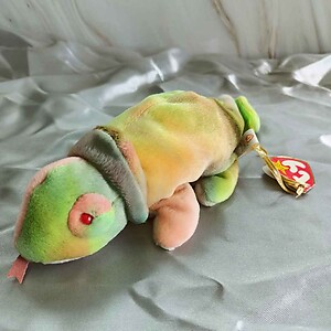 Ty Beanie Baby RAINBOW the Chameleon